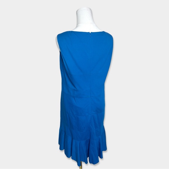 AKRIS PUNTO Knee Length Dress Size 12 Blue Color Sleeveless GUC - Picture 7 of 7
